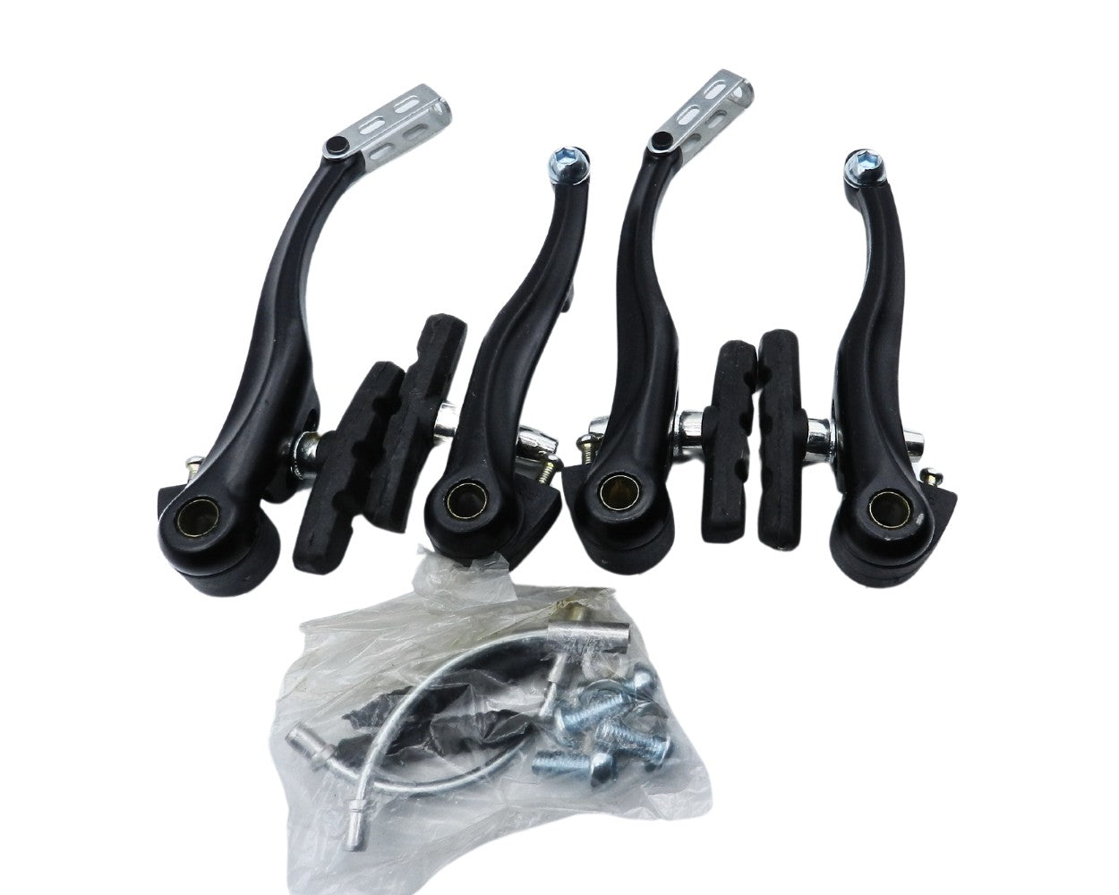 2 זוגות קומפלט זרועות כולל רפידות V-BRAKE