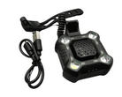 צופר + פנס USB נטען