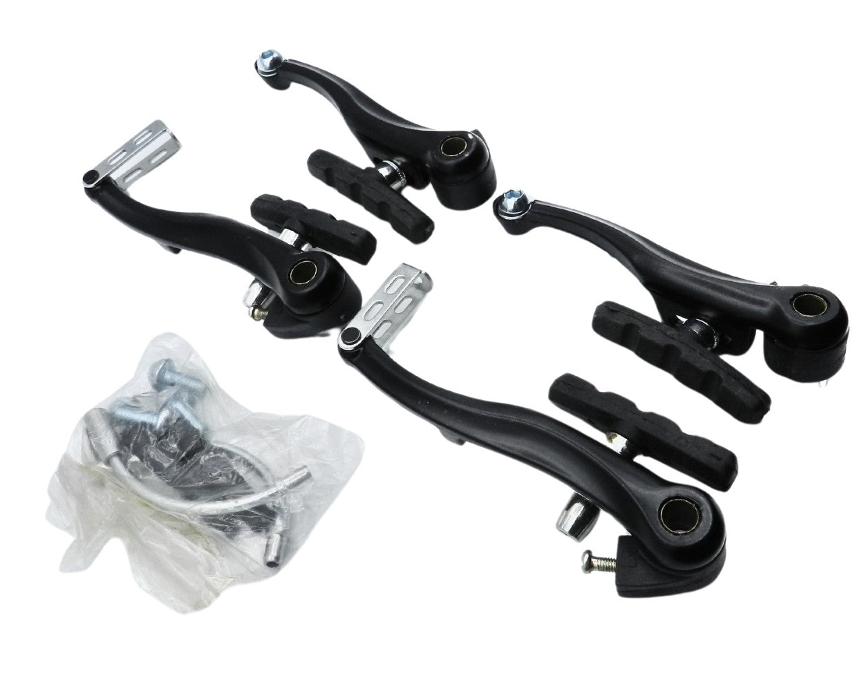 2 זוגות קומפלט זרועות כולל רפידות V-BRAKE