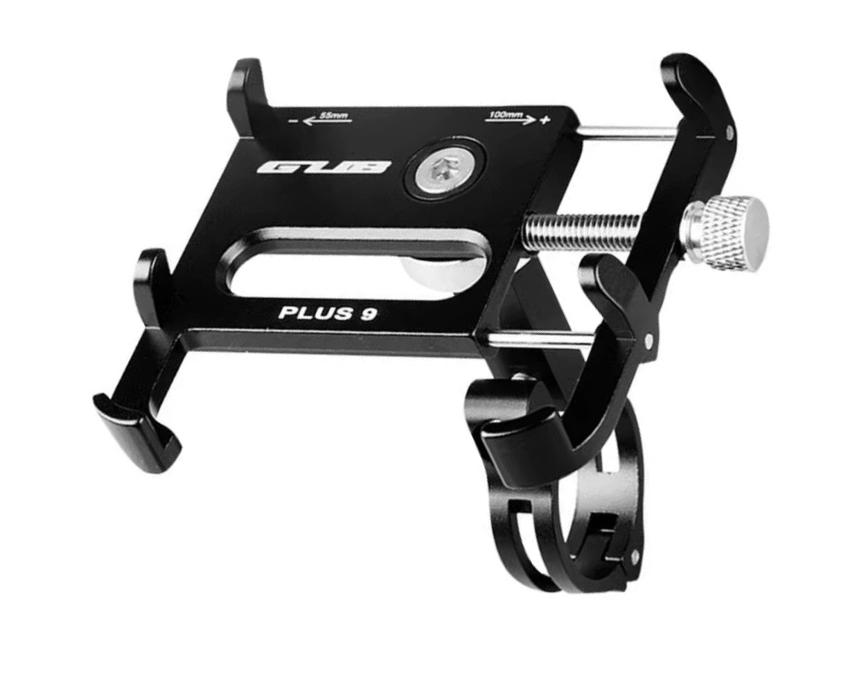 מתקן לטלפון אלומיניום GUB עם מטען USB