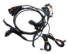 סט מעצורים הידראולי XOD 610 בוכנה כפולה קומפלט קדמי 1.10 /אחורי 1.90 כולל ניתוק חשמלי + 2 רוטורים עבים