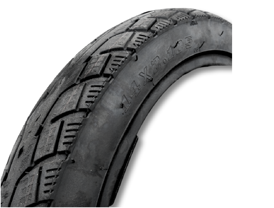 צמיג 14" אנטי פנצ'ר 14X2.125" כולל פנימית