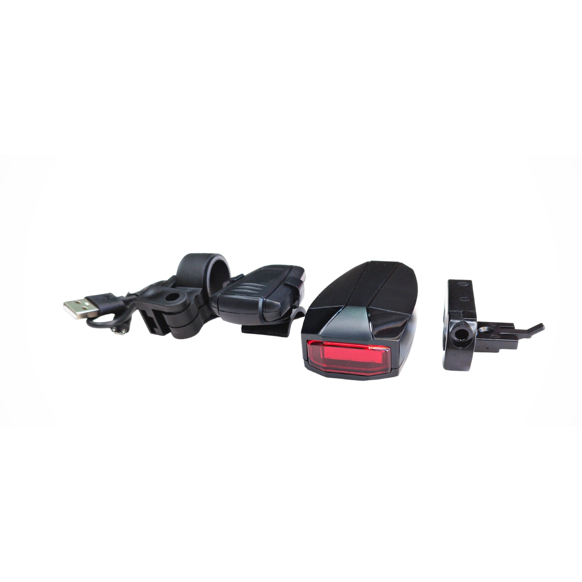 פנס + אזעקה נטען USB + רטט - חזק A6