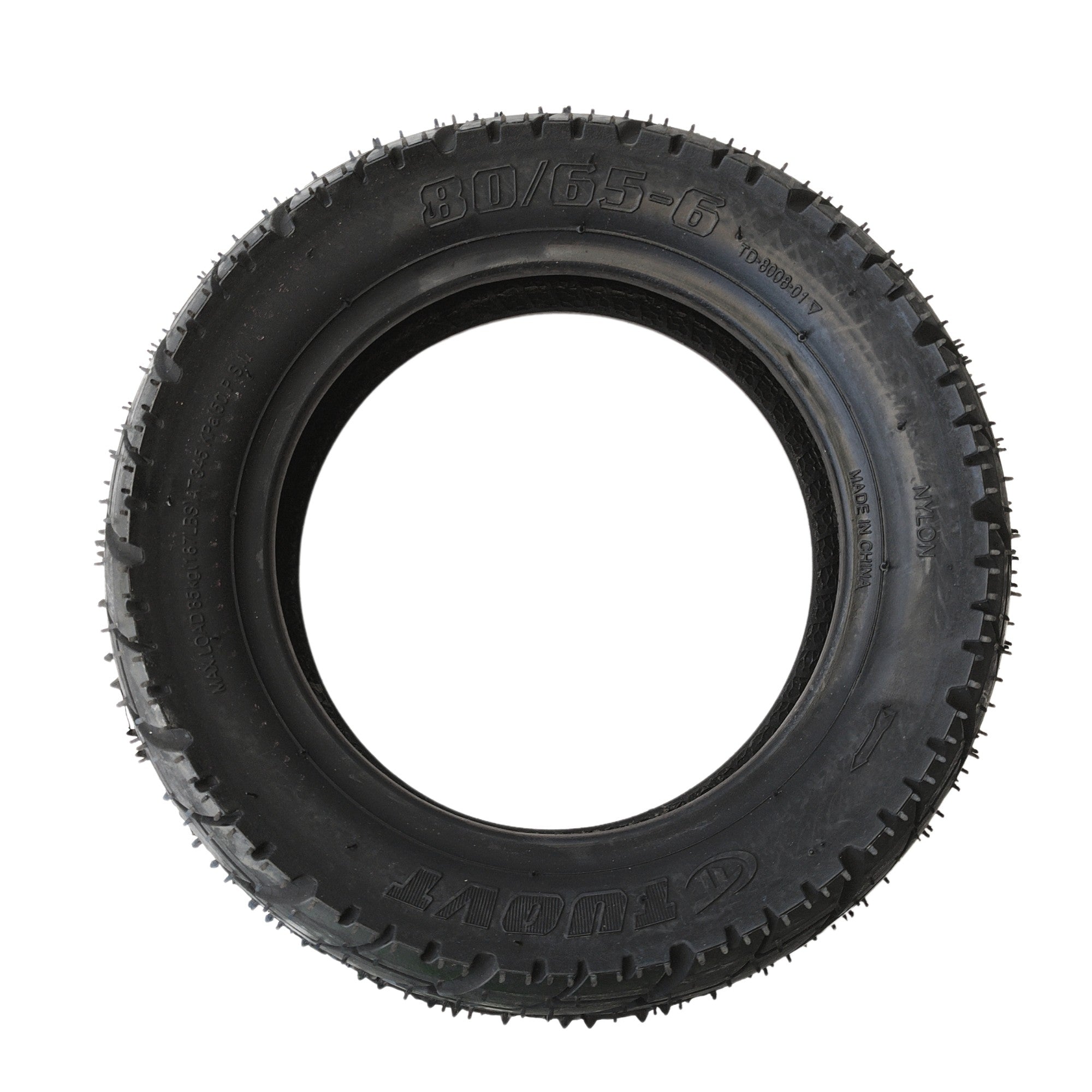 צמיג 10X3" כביש TOUVT אורגינל מתאים ל- INOKIM מידה 80/65-6"