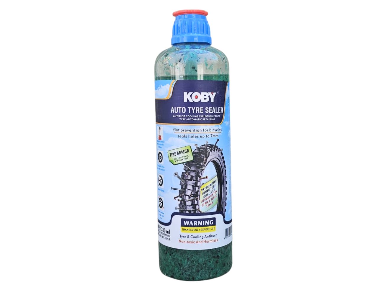 KOBY חומר נגד פנצ'רים - 380 מ"ל